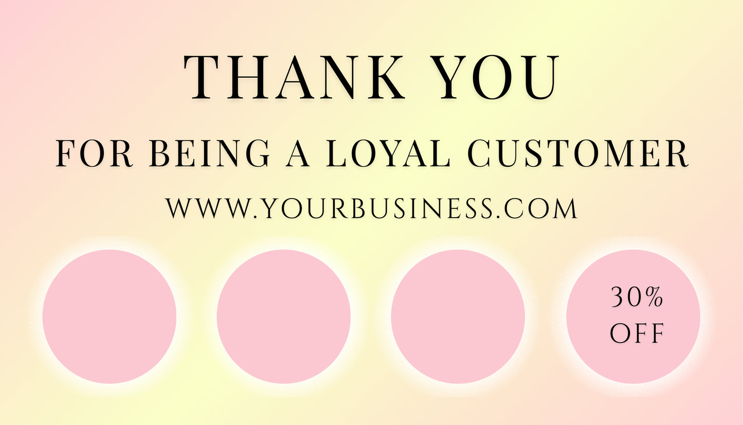 Custom Digital Loyalty Card Design | Business Rewards Card
