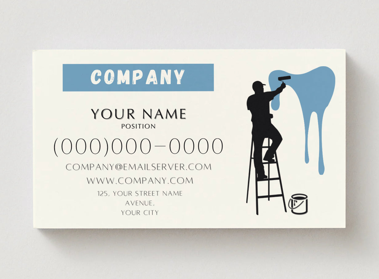 Pro Painter Business Card | Custom Digital Design