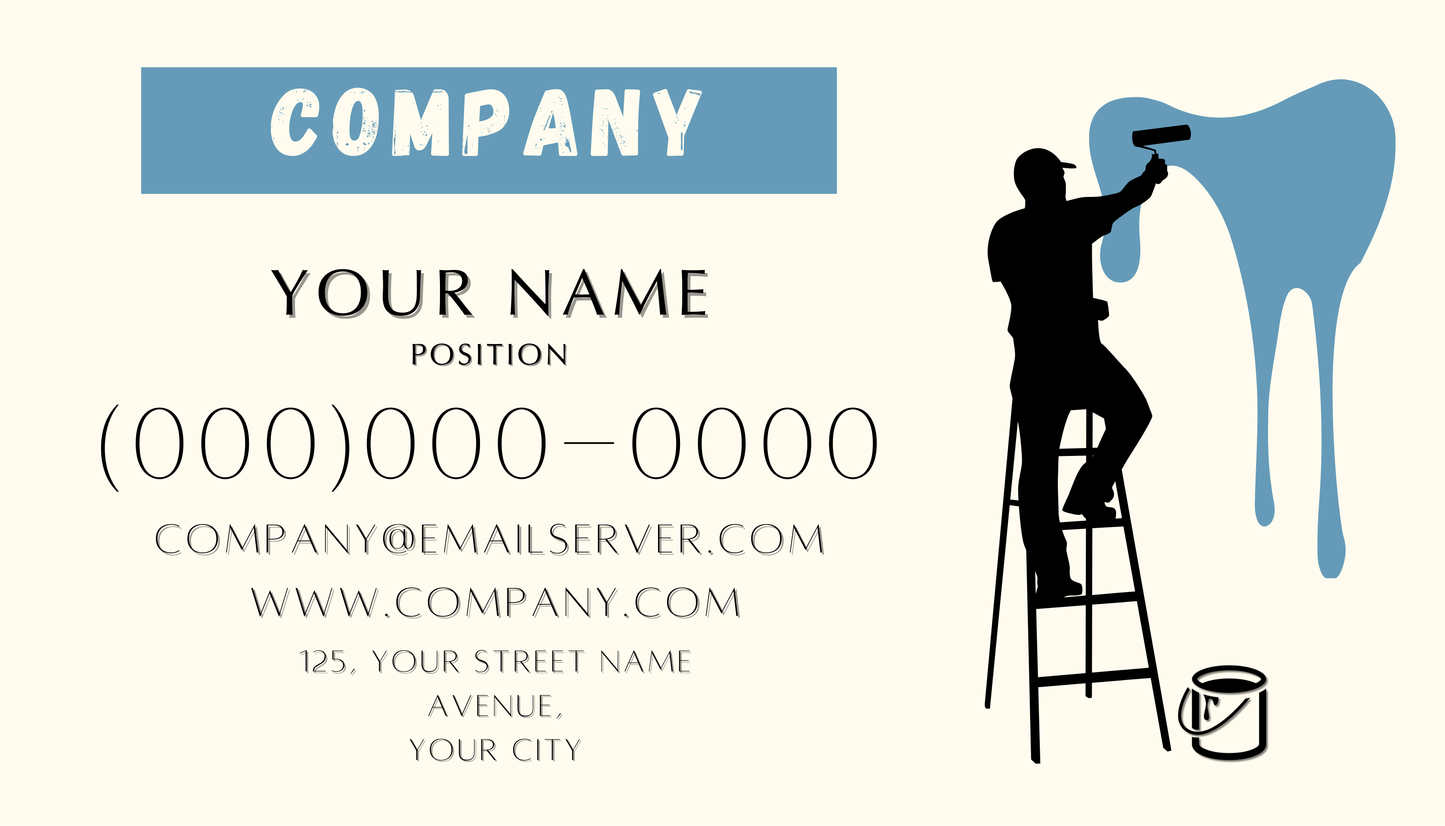 Pro Painter Business Card | Custom Digital Design