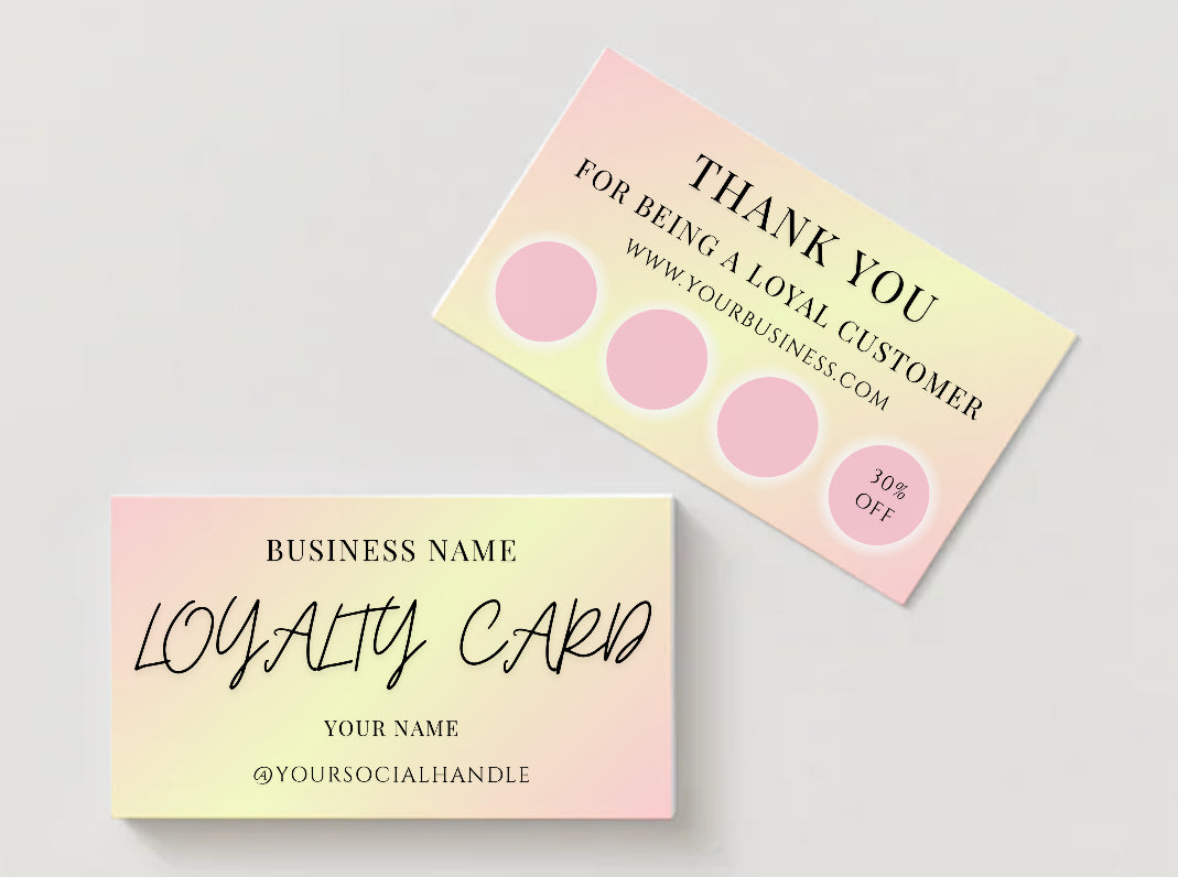 Custom Digital Loyalty Card Design | Business Rewards Card