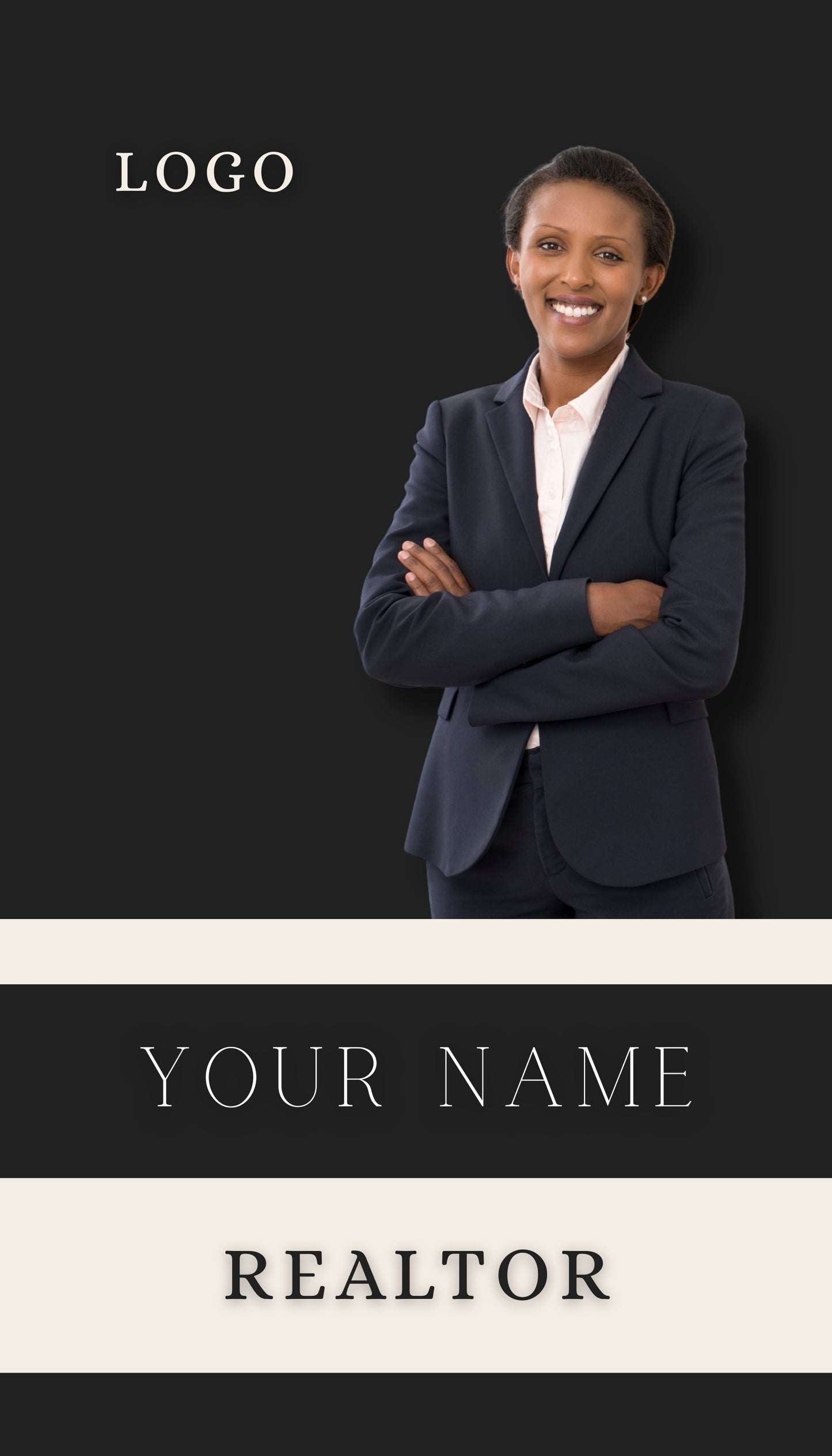 Elegant Realtor Business Card | Custom Digital Design
